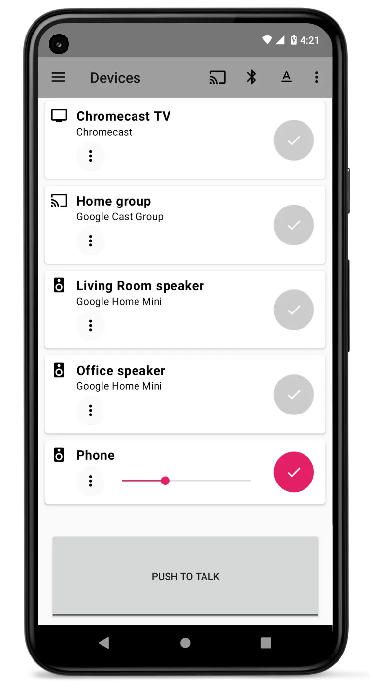 Speaker Intercom screenshot